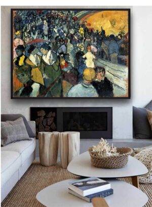 “Blue & Yellow The Arena at Arles By Van Gogh”