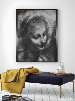 “Black St. Anne And Infant St. John Painting Wall Art”
