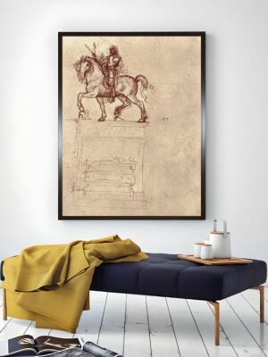 “Brown Trivulzio Monument Painting Wall Art”