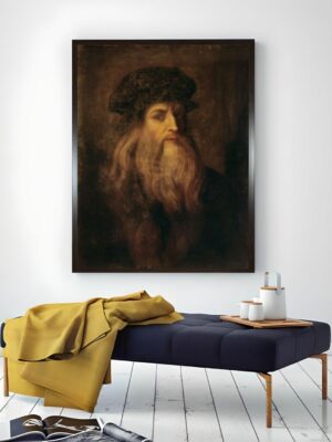 “Presumed Black & Brown Portrait Painting Wall Art”