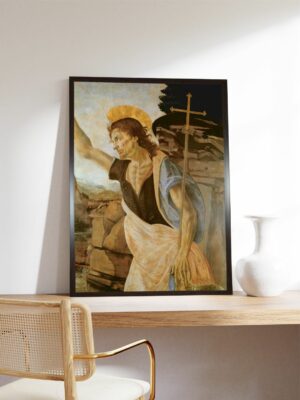“Beige Wooden Painting Wall Art”