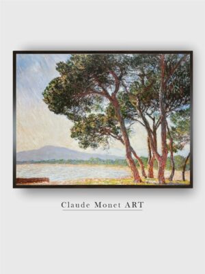 “Blue  Green La Plage de Juan-Les-Pins Canvas Painting  Wall Art”